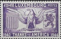 [Freedom in Luxembourg - Symbols of the Four Countries of the Allied Forces, tip DF]