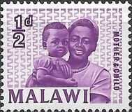 [Local Motives - Previous Issues of 1964 of Nyasaland but Overprinted "MALAWI", type A]