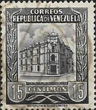 [Caracas Central Post Office - Inscription "CORREOS - EE. UU. VENEZUELA", ประเภท AIK3]
