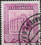 [Caracas Central Post Office - Inscription "CORREOS - EE. UU. VENEZUELA", ประเภท AIK5]