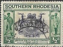 [The 50th Anniversary of British South Africa Company, type I]