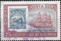 [Airmail - The 100th Anniversary of Costa Rican Stamps, type LR]
