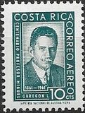 [Airmail - The 100th Anniversary of the Birth of Miguel Obregon Lizano, 1861-1935, type KQ]