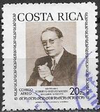 [Airmail - The 100th Anniversary of the Birth of Roberto Brenes Mesen (Educator), 1874-1947, type TE]