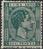 [Alfonso XII - "CUBA 1878", tipo E10]