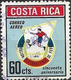[Airmail - The 50th Anniversary of Costa Rican Football Federation, タイプ RU1]