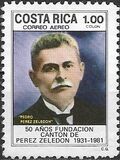 [Airmail - The 50th Anniversary of Perez Zeledon County, jenis ADM]