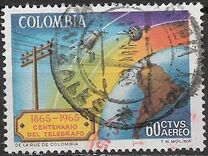 [Airmail - The 100th Anniversary of Colombian Telegraphs, Tip ADW]