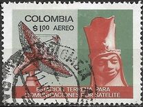 [Airmail - Opening of Satellite Earth Station, Choconta, type AHJ]