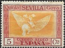 [Airmail - The 100th Anniversary of the Death of Francisco de Goya, type CR]