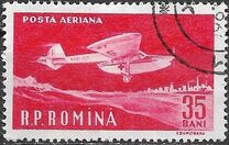 [Airmail. The 50th Anniversary of the First Flight of Aurel Vlaicu(1882-1913), ประเภท BRD]