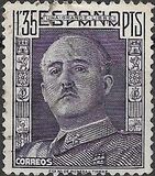 [Definitive Issue - General Franco, type AKO]