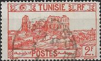 [Anfiteatro romano de El Djem. Tipos de 1.926 tipografiados., tipo O19]
