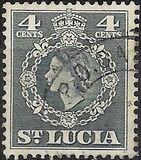 [Issues of 1949 but portrait of Queen Elizabeth II facing left and New Royal Cypher, 类型 AT3]