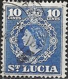 [Issues of 1949 but portrait of Queen Elizabeth II facing left and New Royal Cypher, 类型 AT7]