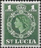 [Issues of 1949 but portrait of Queen Elizabeth II facing left and New Royal Cypher, 类型 AT]