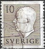 [King Gustaf VI Adolf of Sweden - Without Imprint, type DB17]