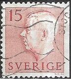 [King Gustaf VI Adolf of Sweden - New Engravement with Imprint, type EE1]