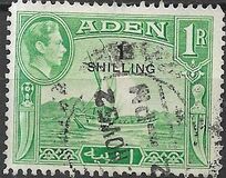 [No. 18 and 20-28 Overprinted New Values in Red or Black, प्रकार M7]