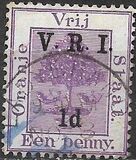[British Occupation - Previous Issues Surcharged & Overprinted "V.R.I.", type J1]