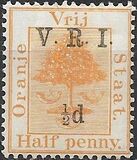[British Occupation - Previous Issues Surcharged & Overprinted "V.R.I.", type J]