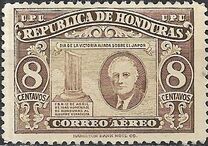 [Airmail - Allied Victory over Japan and Death of President Roosevelt - Inscribed "F.D.R.", प्रकार DP]