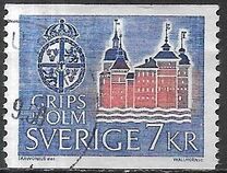 [Mountain Scenery and Uppsala Cathedral, type GU]