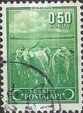 [Inscription "TURKIYE POSTALARI" between two Crescents and Stars, type AHH]