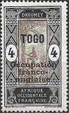 [Dahomey Postage Stamps Overprinted "TOGO Occupation franco-anglaise", प्रकार C2]