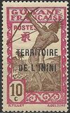 [French Guyane Postage Stamps Overprinted "TERRITORIE DE L'ININI", type A5]