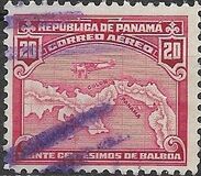 [Airmail - Map of Panama, type BY1]