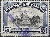 [The 400th Anniversary of the Birth of Miguel de Cervantes Saavedra, 1547-1616, type FU]