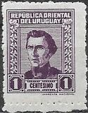 [General Jose Artigas - With Imprint "IMPRENTA NACIONAL" Bottom Right, type IW2]