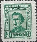 [General Jose Artigas - With Imprint "IMPRENTA NACIONAL" Bottom Right, type IW6]