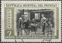 [The 100th Anniversary of the Death of General Jose Artigas, 1764-1850, type LT]