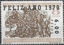 [Airmail - New Year - Issue of 1967 Overprinted "FELIZANO" and Surcharged, jenis VT]
