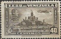 [Airmail - Independence Issue - Simon Bolivar and the Battle of Carabobo, type LC3]