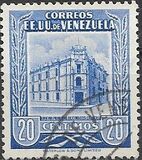 [Caracas Central Post Office - Inscription "CORREOS - EE. UU. VENEZUELA", type AIK4]