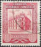 [Caracas Central Post Office - Inscription "CORREOS - REPUBLICA DE VENEZUELA", tip AIK26]