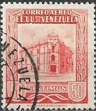 [Airmail - Caracas Central Post Office - Inscription "CORREOS - EE. UU. VENEZUELA", Tip AIK19]