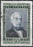 [The 100th Anniversary of the Death of San Martin, 1850-1950, type LJ]