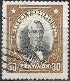 [Personalities - Inscribed "CHILE CORREOS", type AV]