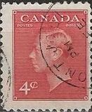 [King George VI - Inscription: "POSTES POSTAGE", Tipi EM]
