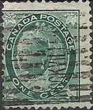 [Queen Victoria - Maple Leaf in Corners, loại P1]