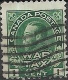 [King George V in Admiral Uniform Overprinted "War Tax", type AL]