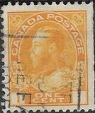 [King George V in Admiral Uniform - New Colors and Values, type AD8]