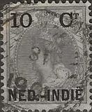 [Queen Wilhelmina - Netherlands Postage Stamps of 1899 Overprinted "NED.-INDIË" and Surcharged, Tip E]