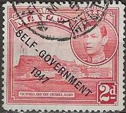 [King George VI and Local Motifs Overprinted "SELF-GOVERNMENT - 1947", тип BA4]