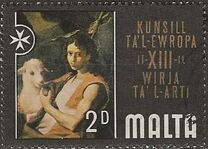 [The 13th Council of Europe Art Exhibition, type GX]