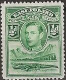 [King George VI and Landscape, type D]